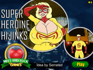 Meet and Fuck mobile games Super Heroine Hijinks